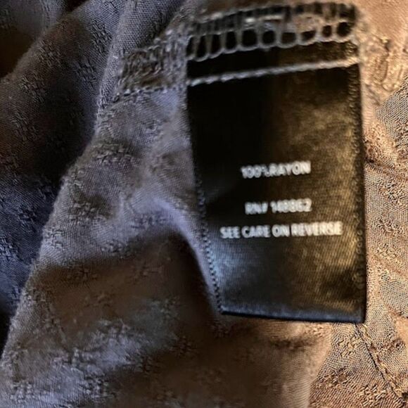 Torrid Blouse SZ 2X Gray Open Shoulder Short Sleeve Business Casual Bohochic - Picture 6 of 6